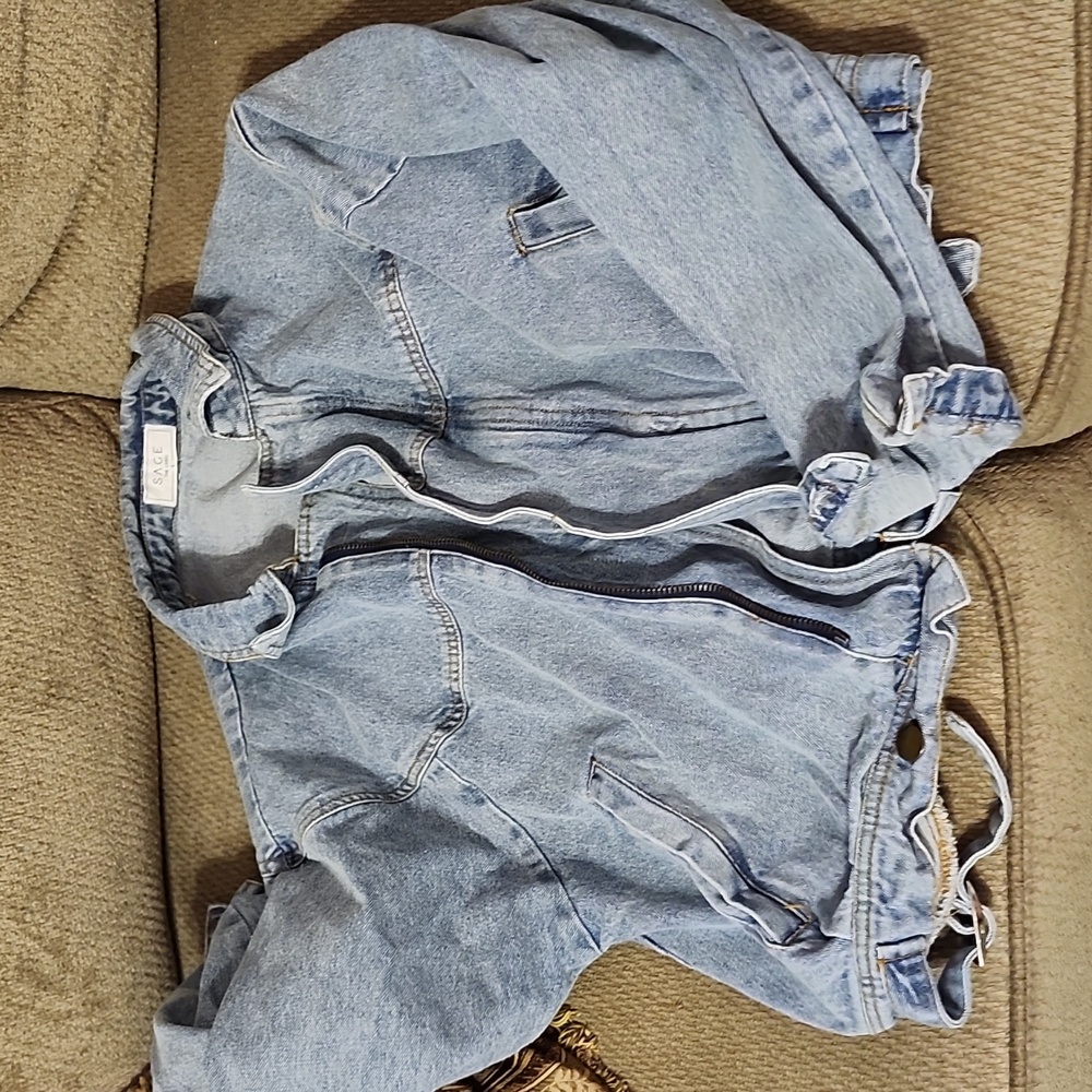 Sage the label denime jacket